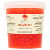 Simply Strawberry Flavour Popping Boba 870g  Adomoo
